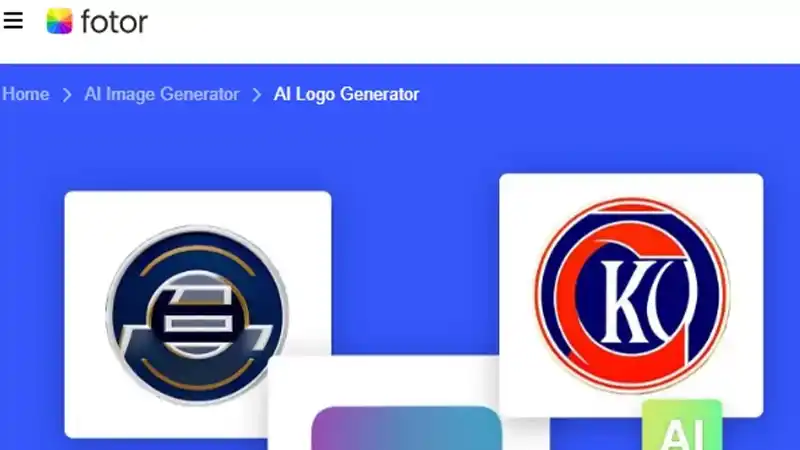 Fotor logo design free artificial intelligence site