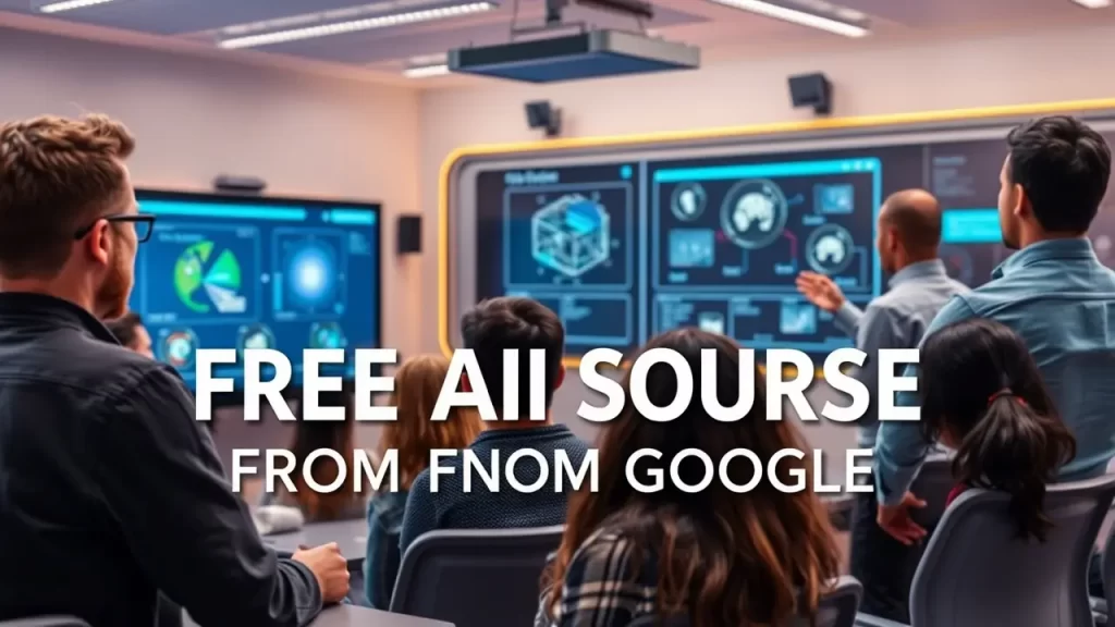 free ai course google